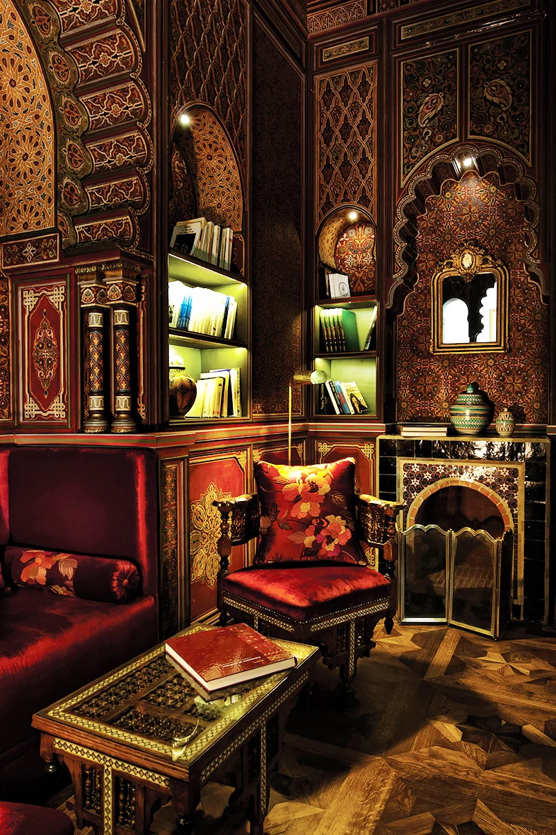 Palais Faraj decorated Moroccan room