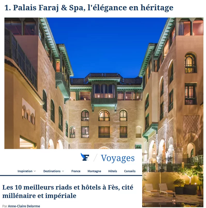 Le Figaro - مراجعة صحفية لقصر فراج