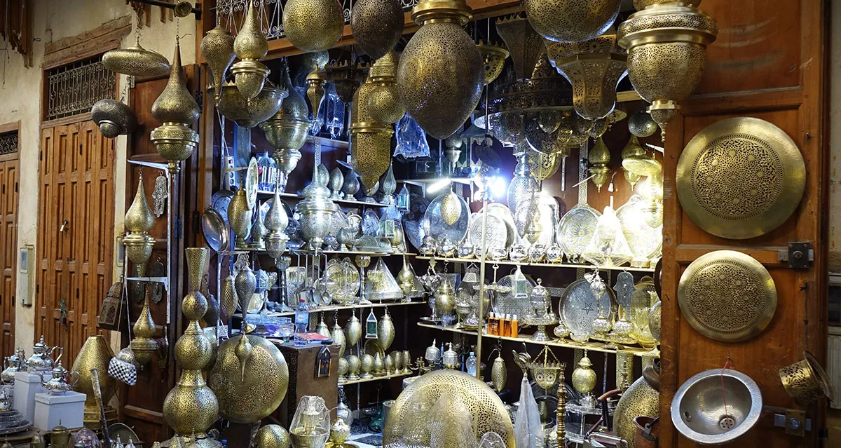 Place Seffarine in the heart of Fez medina