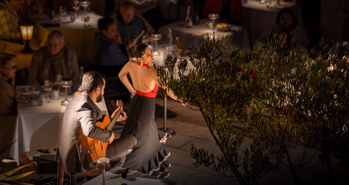 Flamenco show by Alexia Theodorou in Palais Faraj