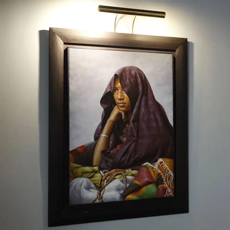 African sculptures at Palais Faraj