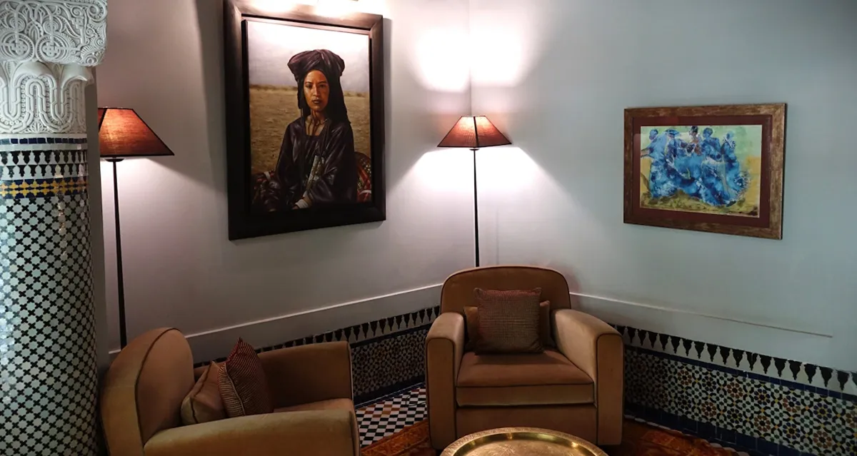 In Palais Faraj, art on every floor