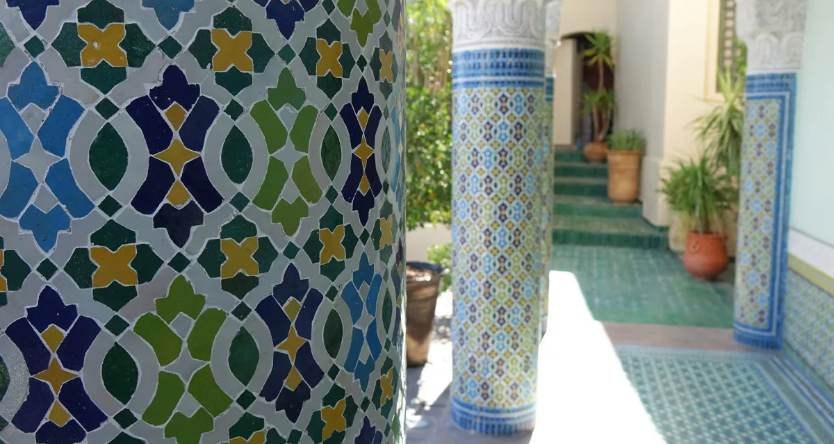 Zellige, a sacred art of geometry in Palais Faraj