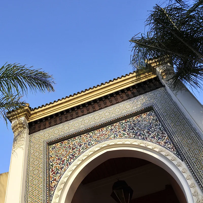 luxury hotel morocco Palais Faraj Fes zellige 7