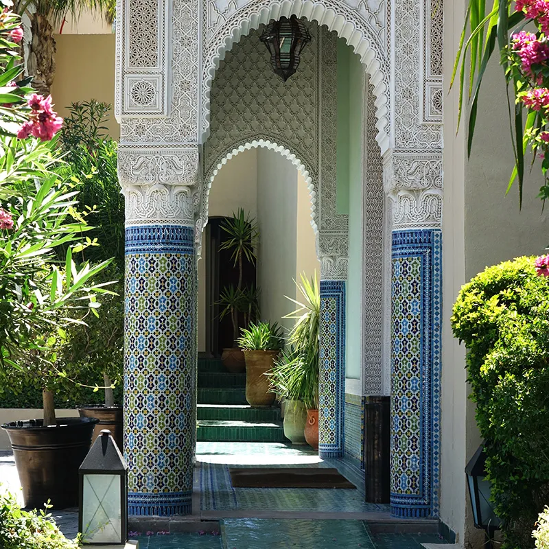 luxury hotel morocco Palais Faraj Fes zellige 3