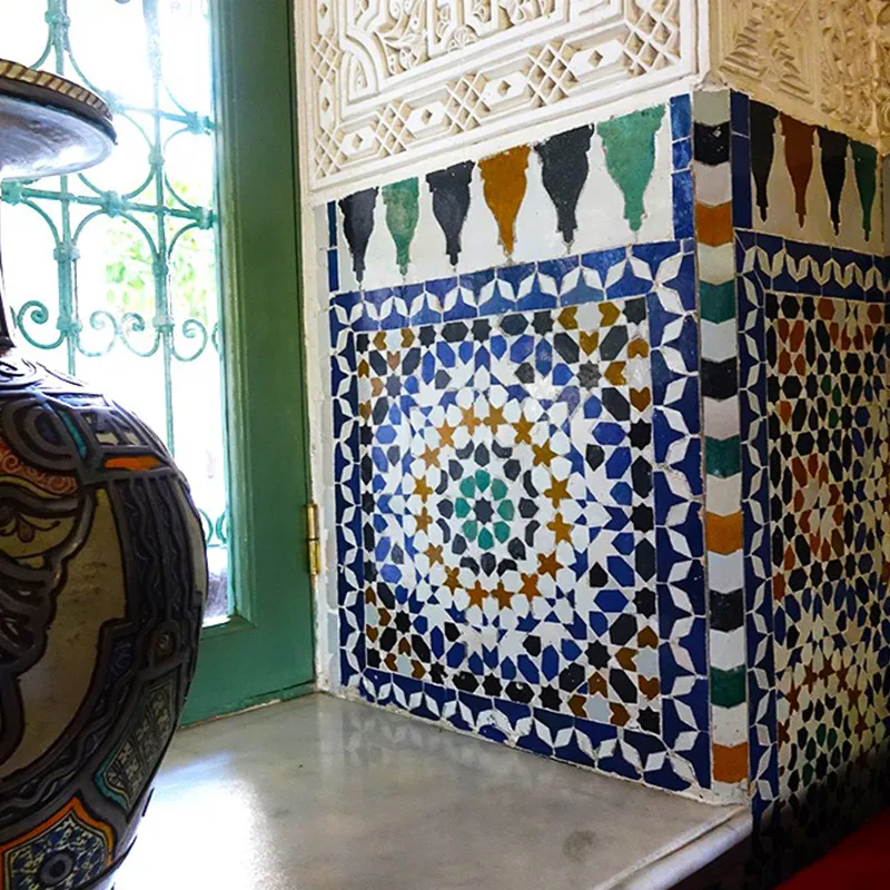 luxury hotel morocco Palais Faraj Fes zellige 2