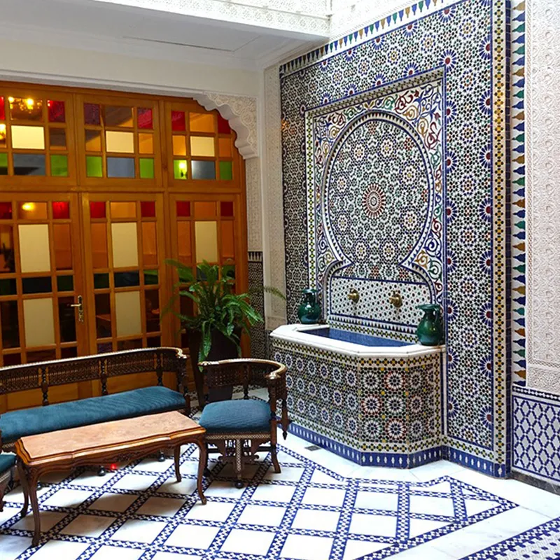 luxury hotel morocco Palais Faraj Fes zellige 1