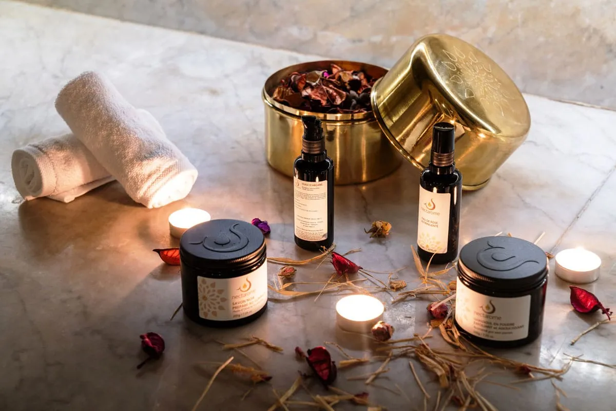 Ancient skincare ritual in Moroccan hammam