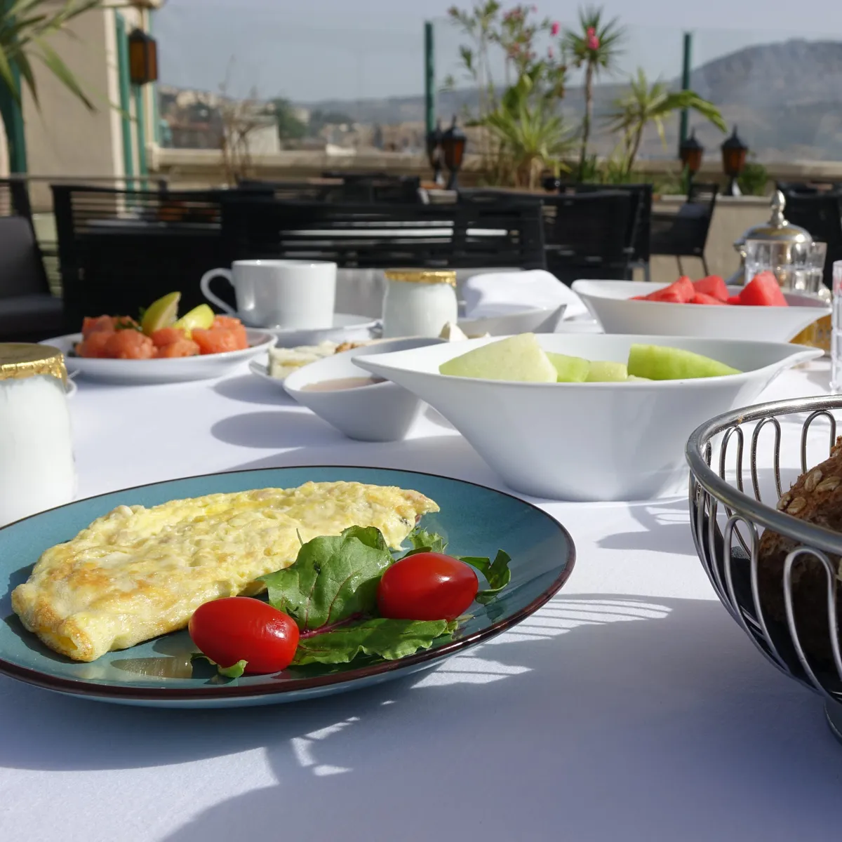Moroccan breakfast pastries