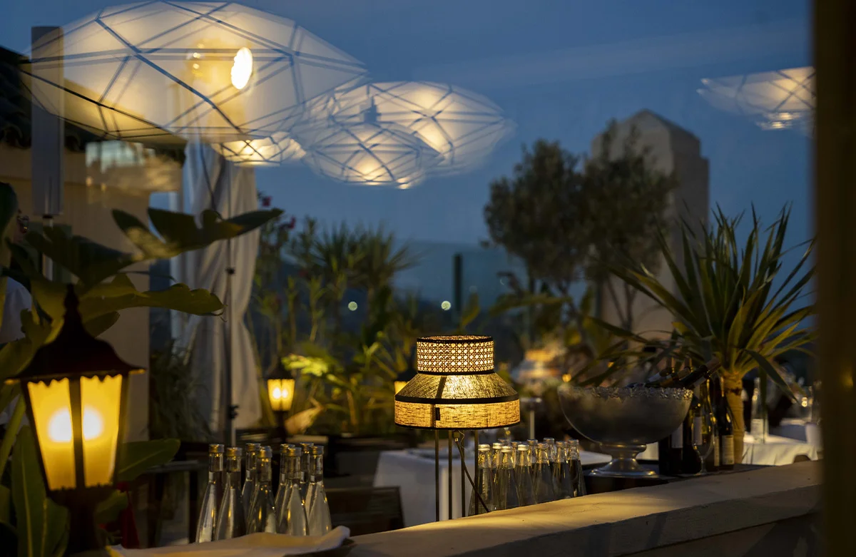 L'Amandier ليلاً أفضل مطعم في فاس