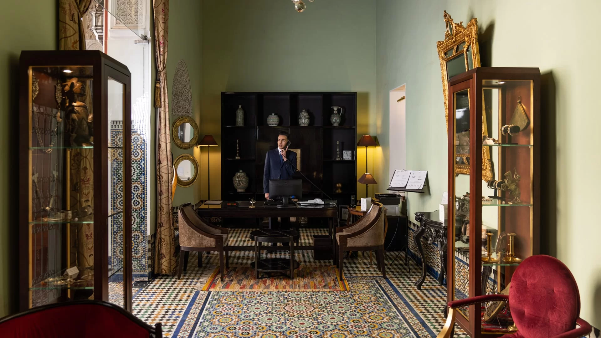 الاتصال والموقع - فندق قصر فراج الفاخر فاس المغرب