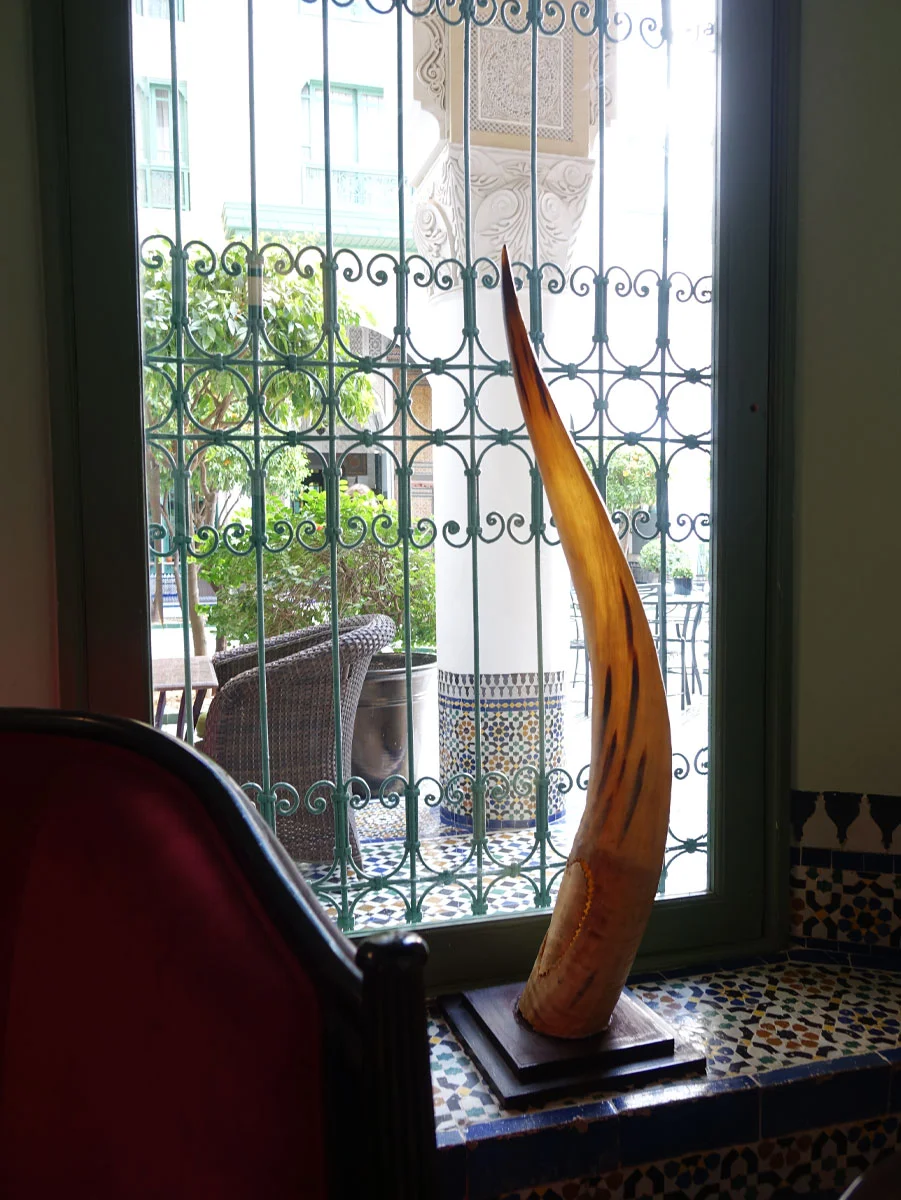 Blick auf das Luxus-Riad Palais Faraj