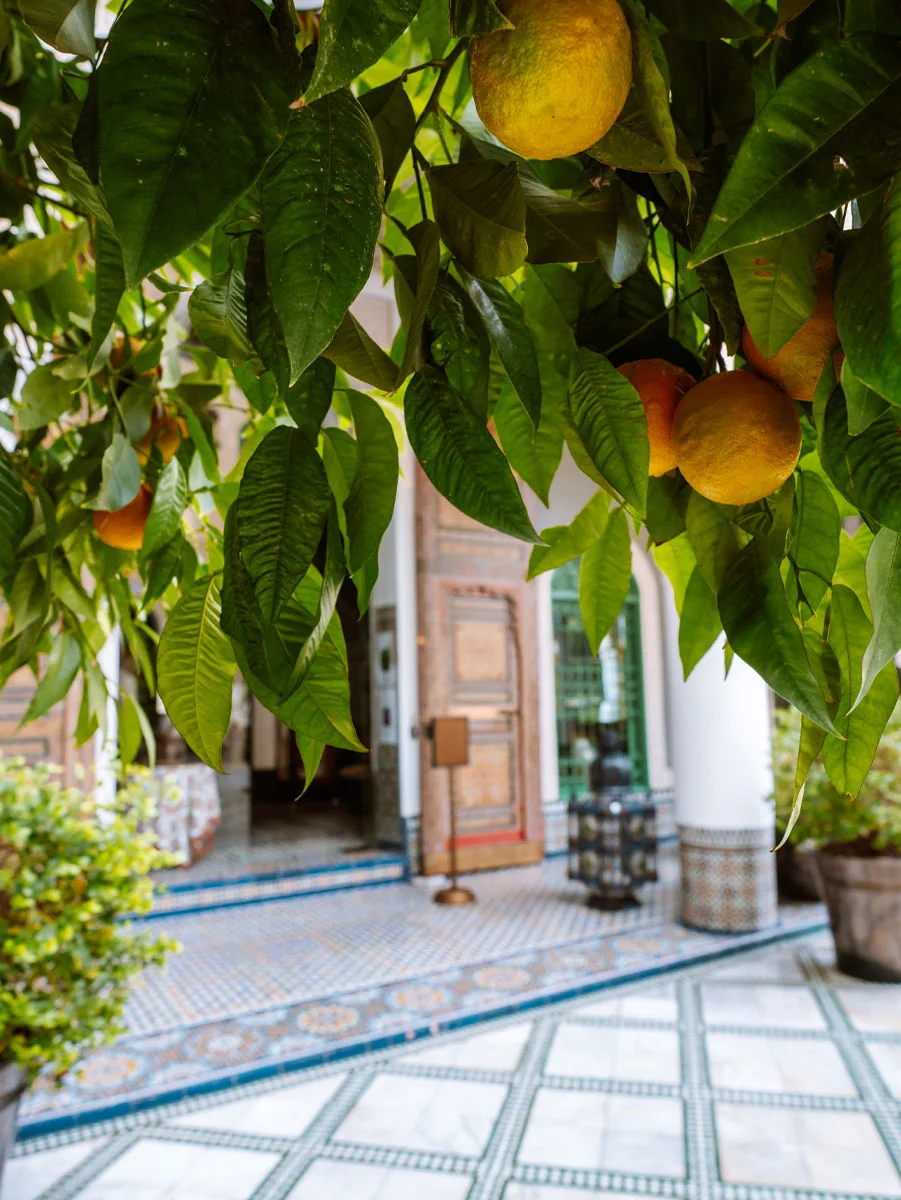 Architektur des Luxus-Riads Palais Faraj