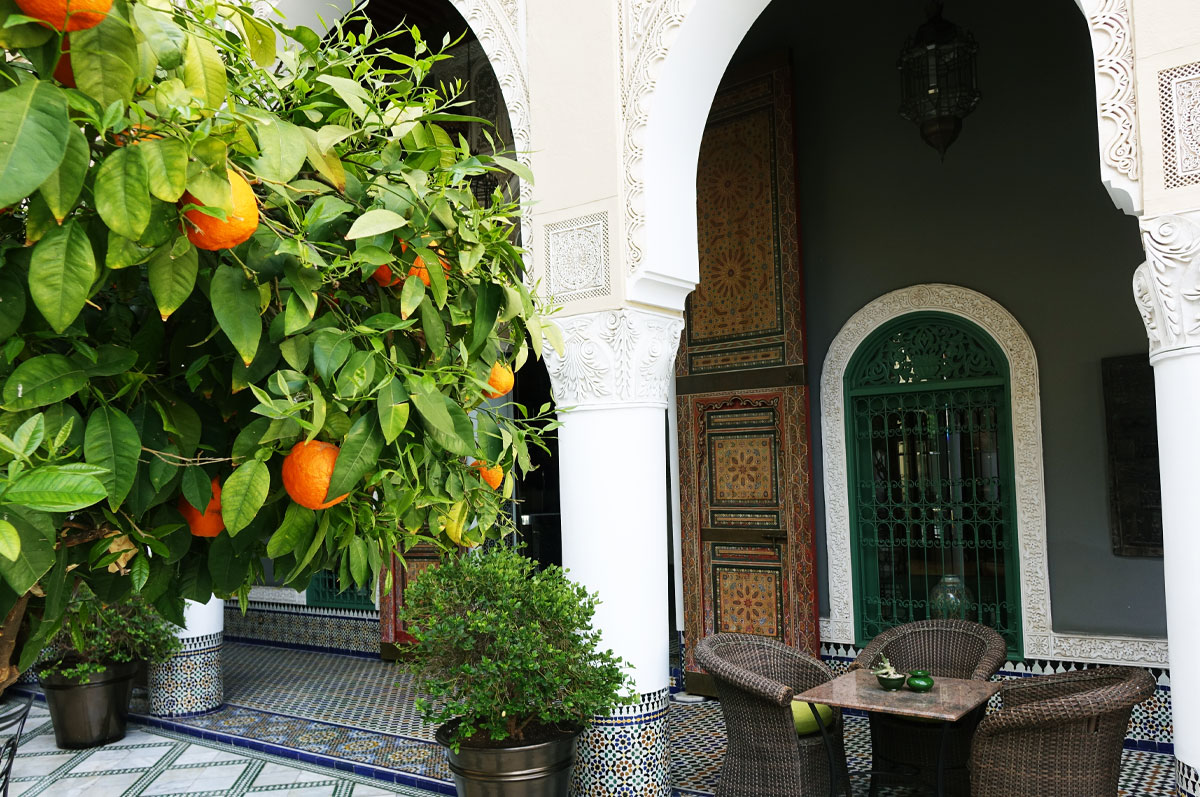 luxury riad fes palais faraj patio 7