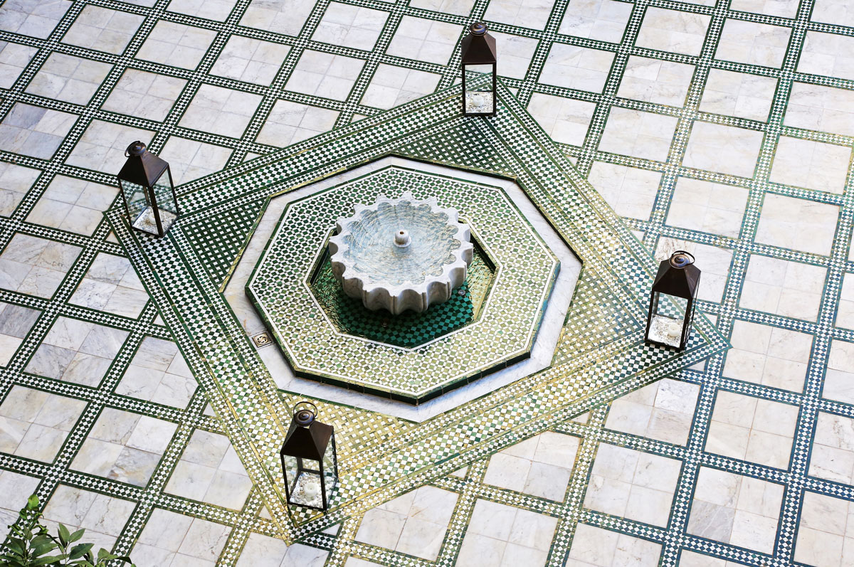 luxury riad fes palais faraj patio 4